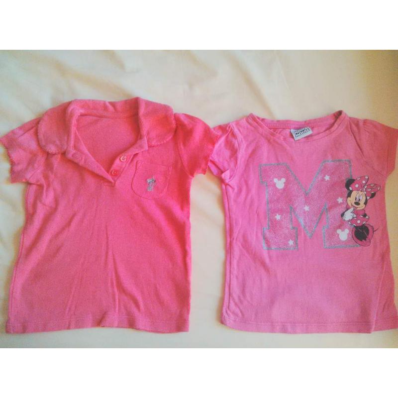 Bundle of x12 items, size 9-12 months girls baby clothes, minnie mouse, boots, h+m etc