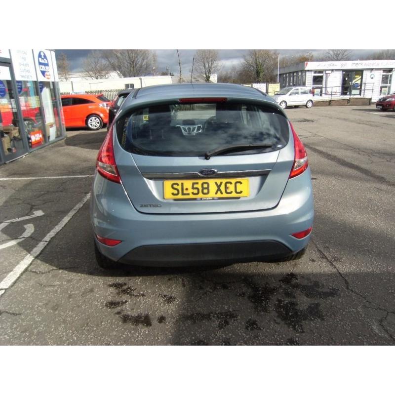 2009 58 FORD FIESTA 1.2 ZETEC 5d 81 BHP **** GUARANTEED FINANCE ****