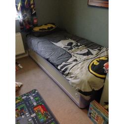 Single bed with storage in the base