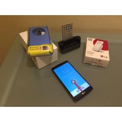 LG G4 unlocked with dock, extra battery and case