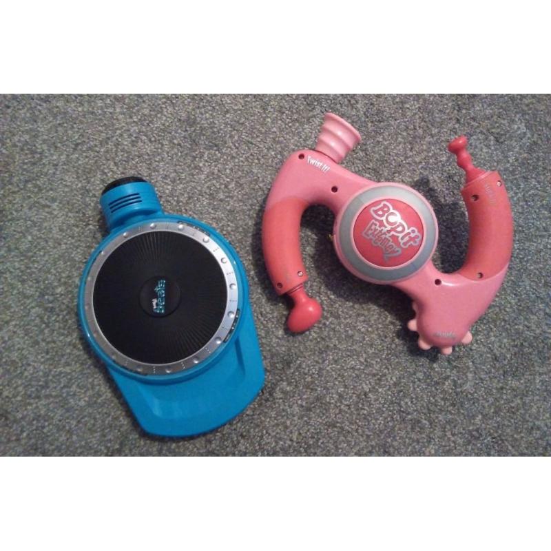 Bopit extreme 2 and Bopit Beats games