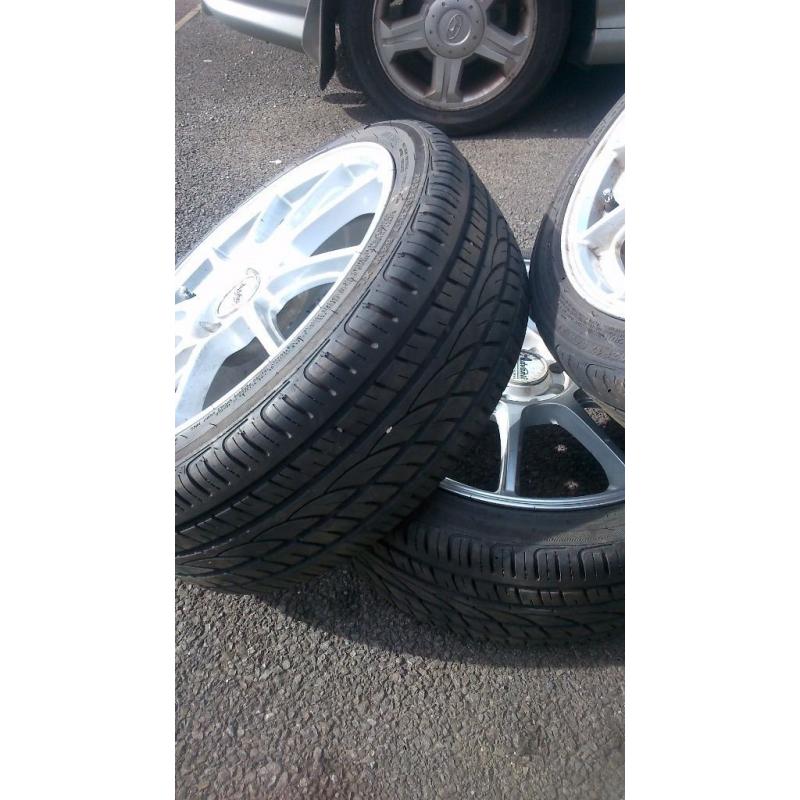 17"Avanti alloys and tyres