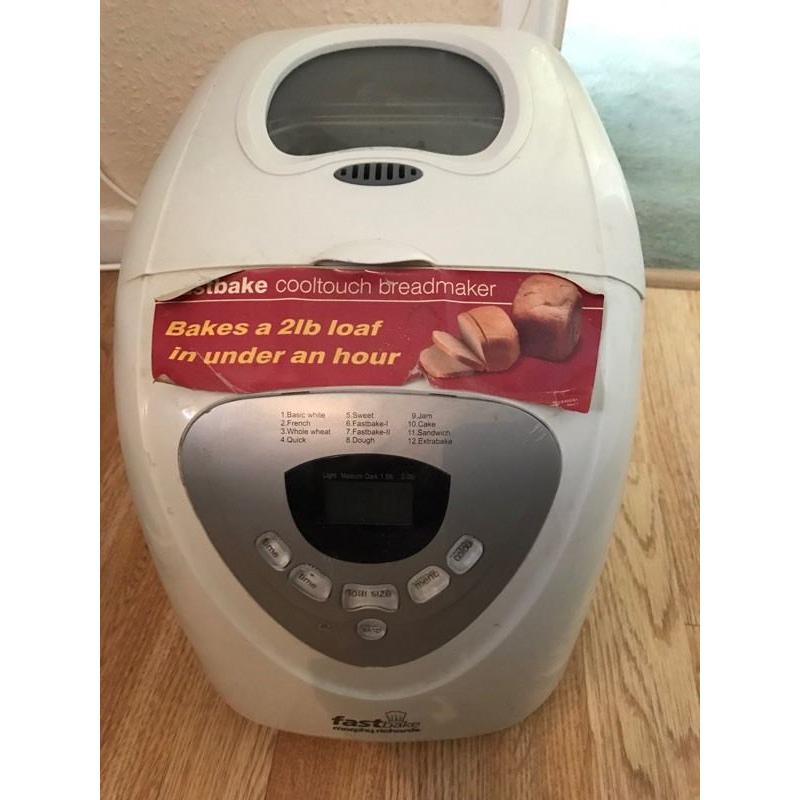 Fast bake bread maker