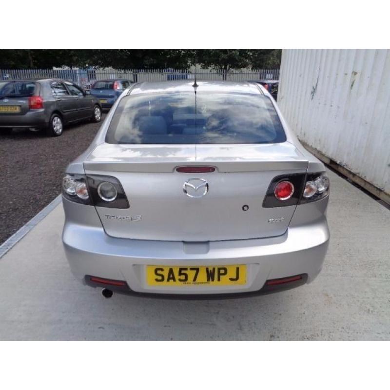 MAZDA 3 SPORT 2.0 PETROL 2007 4 DOOR SALOON 56,000 MILES ONE OWNER FROM NEW MOT TILL 21/09/17
