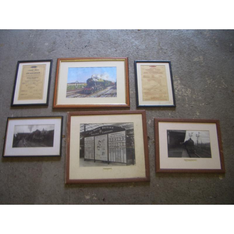 Collecable Railway Pictures / Price lists