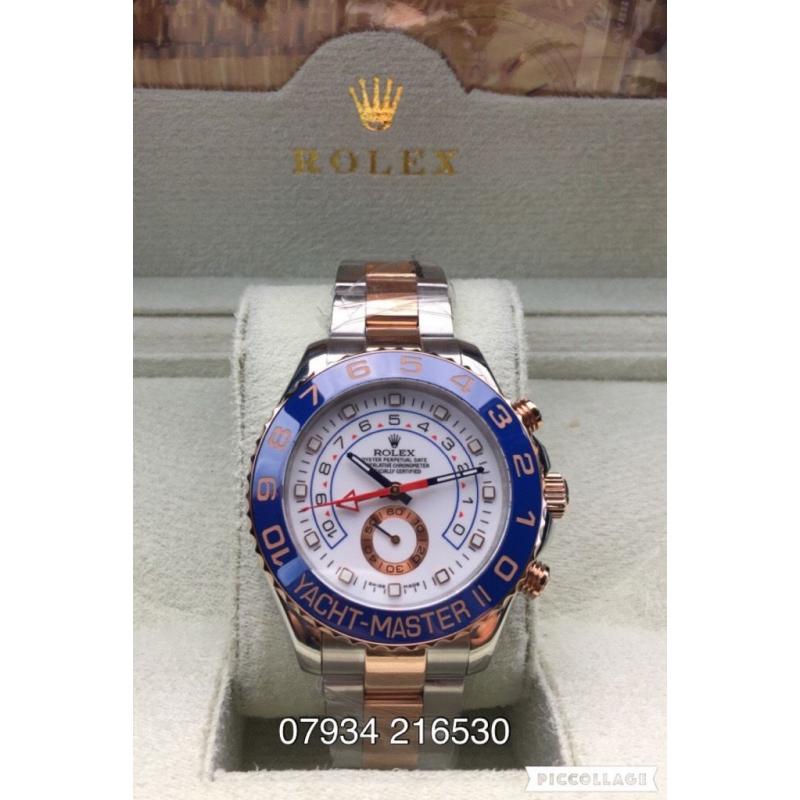 Rolex yacht master 2 everose luxury automatic sailor watch 44mm brand new in Swiss box bi metal