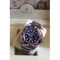 Rolex deep sea dweller JC James Cameron blue face luxury automatic divers watch brand new Swiss box