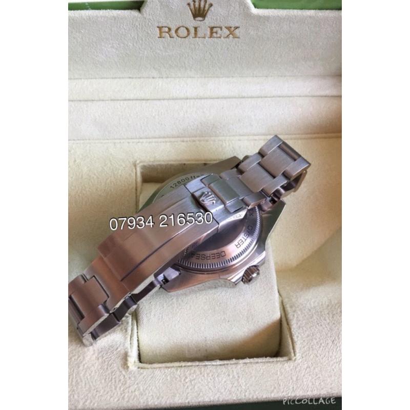 Rolex deep sea dweller JC James Cameron blue face luxury automatic divers watch brand new Swiss box