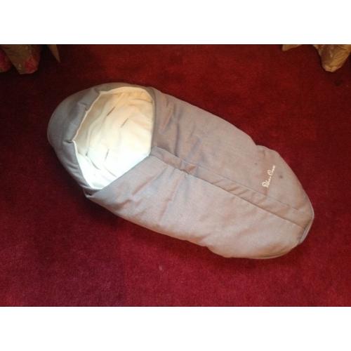 Silver Cross baby snug foot muff in grey
