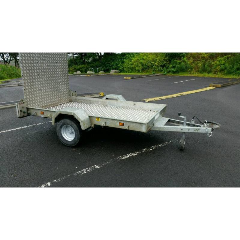 8 X 4 ft 5 hudson single axle trailer stamped Cookstown