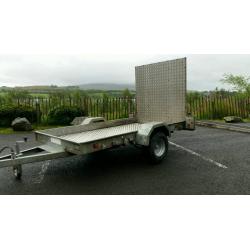 8 X 4 ft 5 hudson single axle trailer stamped Cookstown