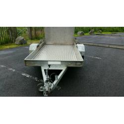 8 X 4 ft 5 hudson single axle trailer stamped Cookstown