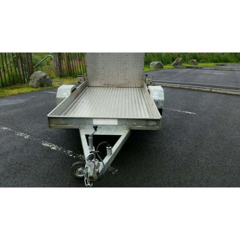 8 X 4 ft 5 hudson single axle trailer stamped Cookstown