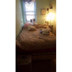 Small double bed