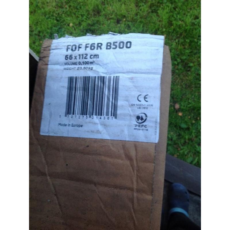 Velux style roof window, boxed new