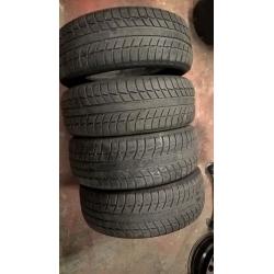 4x Michelin Primacy Alpin winter tyres 205 55 16 wheels snow