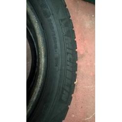 4x Michelin Primacy Alpin winter tyres 205 55 16 wheels snow