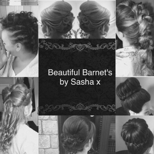 Sasha's hair updo's