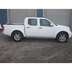 Nissan Navara Acenta, white, no canopy, 106,400 miles. MOT to 13 August 2017