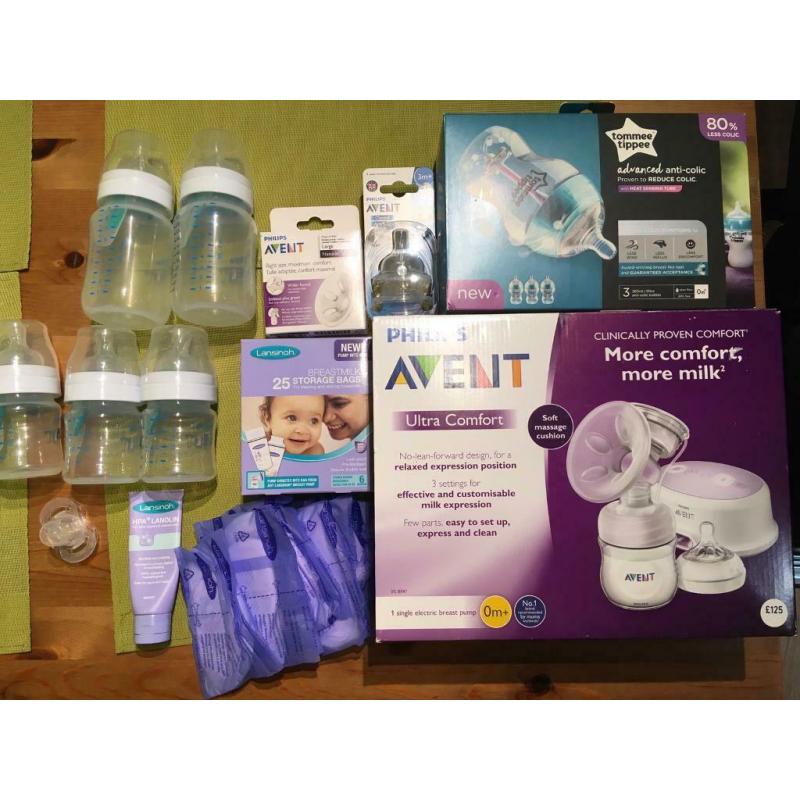 Philips Avent breast pump bundle
