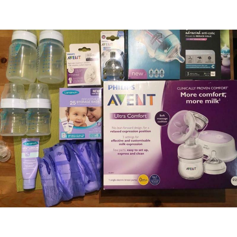 Philips Avent breast pump bundle