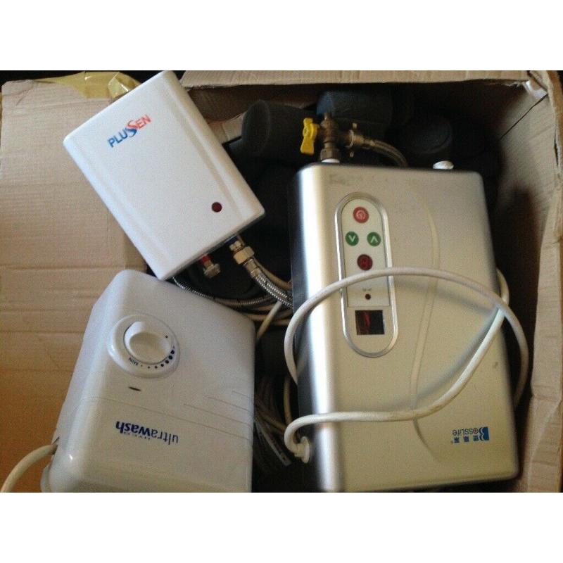 heater instant hot water used working Joblot