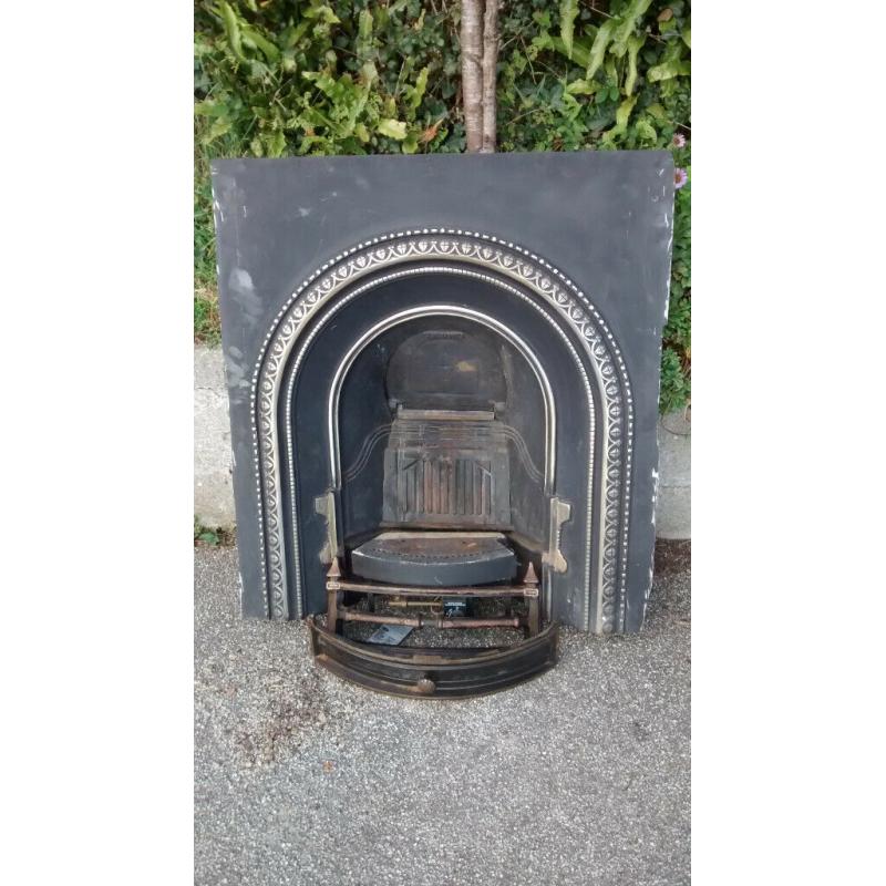 Radley Cast Iron Fireplace & LPG gas fire (see photos for spec), collection Porthtowan