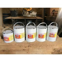 Envirograf fire proofing paint for timber / exposed joists