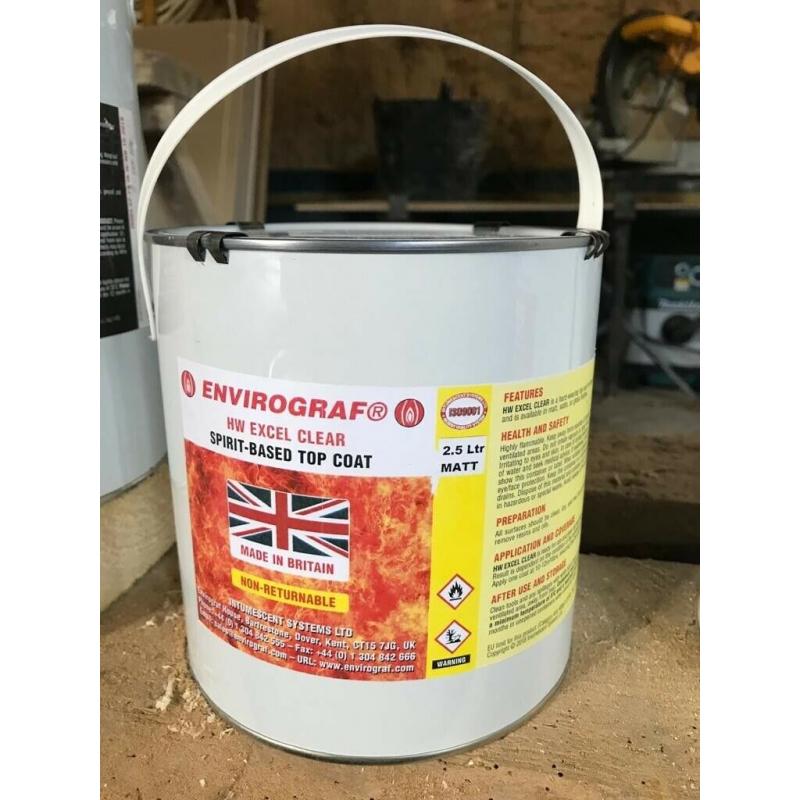 Envirograf fire proofing paint for timber / exposed joists