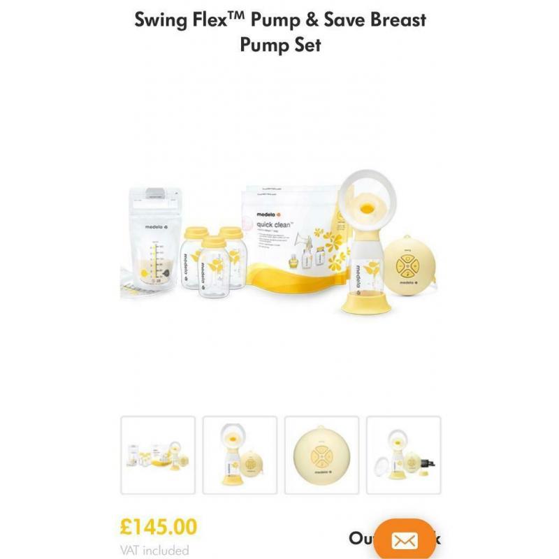 Medela swing flex pump and save breast pump
