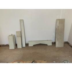 Natural stone fire surround