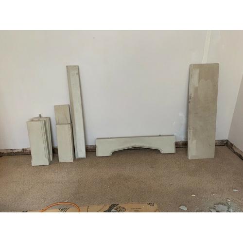 Natural stone fire surround