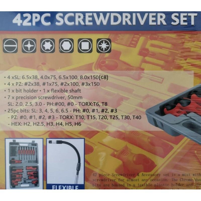 Marksman 42pc Screwdriver Set 54198c