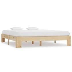 Bed Frame Solid Pine Wood 160x200 cm-283284