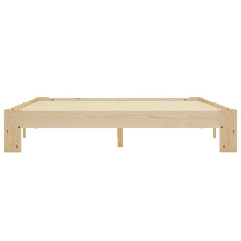 Bed Frame Solid Pine Wood 160x200 cm-283284