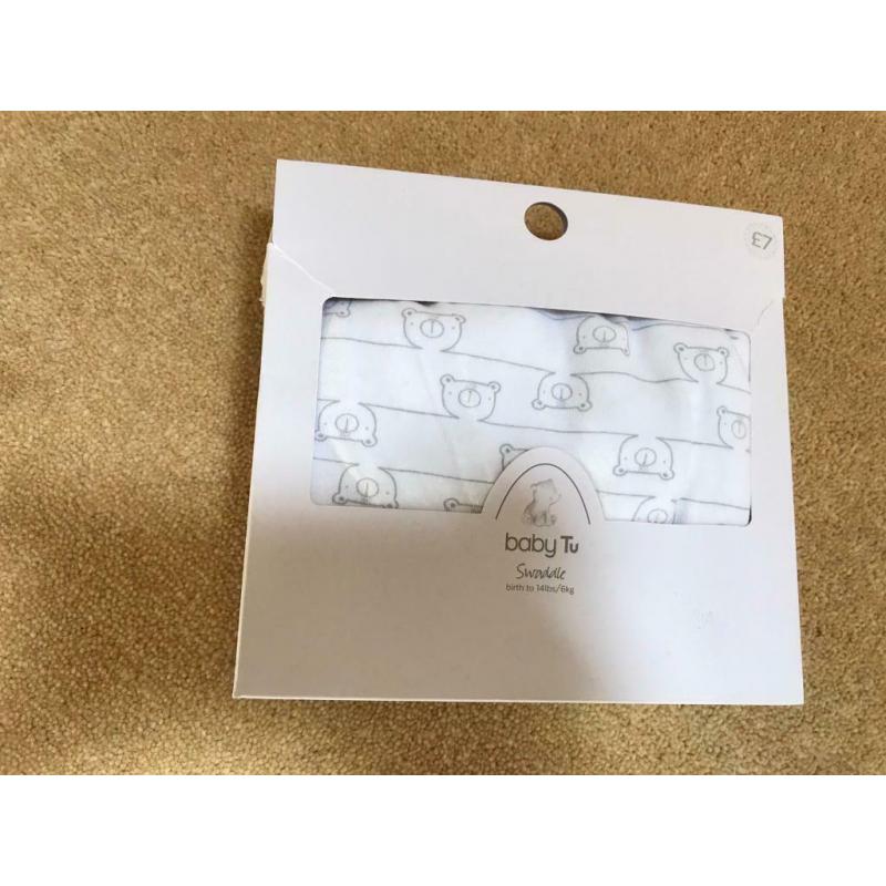 2 x baby swaddle