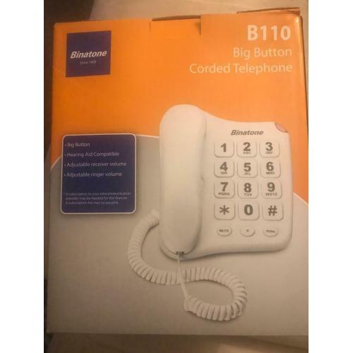 Big Button Corded telephone