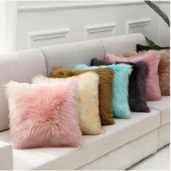 Soft fluffy cushions
