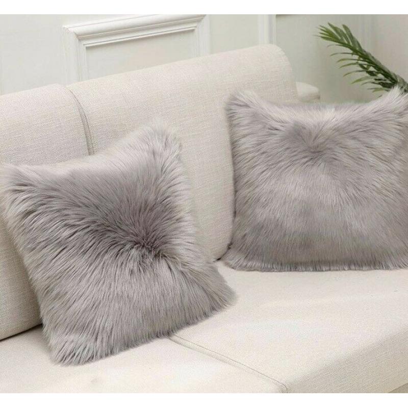 Soft fluffy cushions