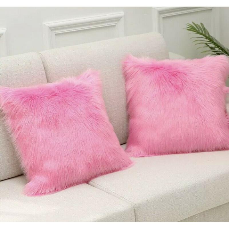 Soft fluffy cushions