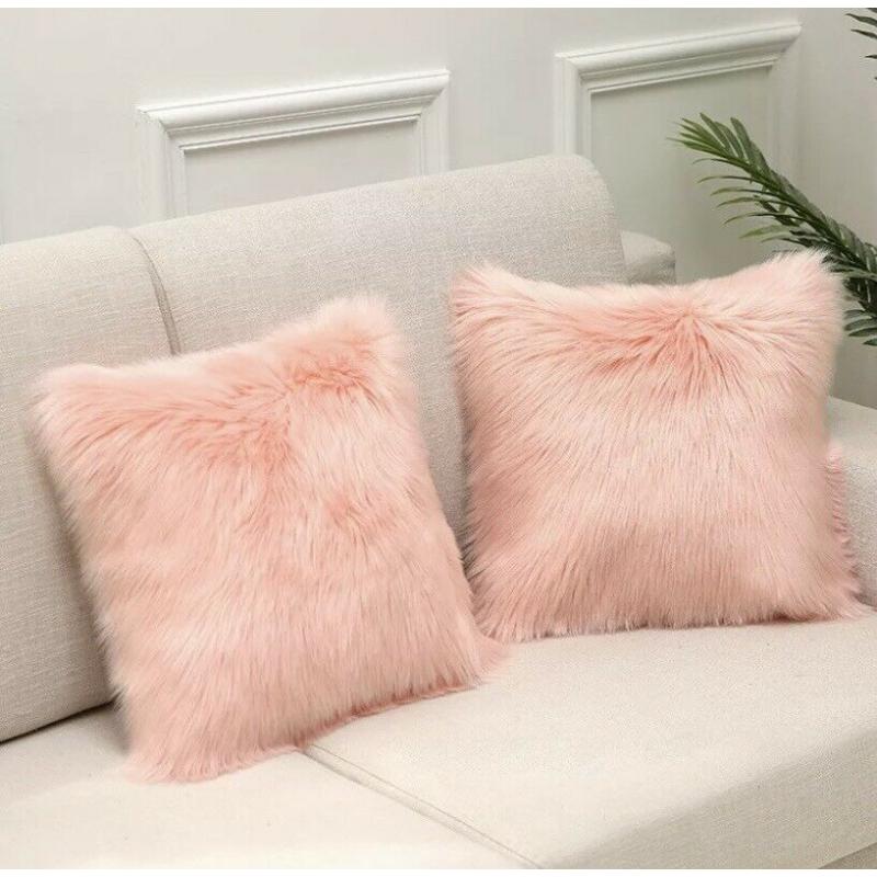 Soft fluffy cushions