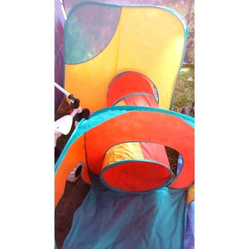 Kids tent and trike
