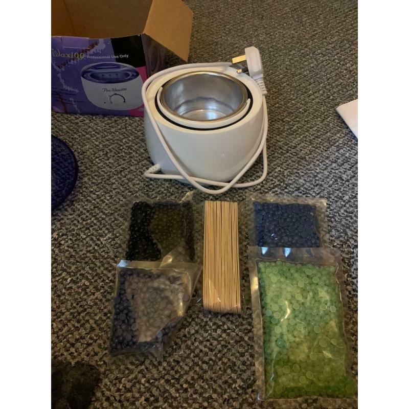Waxing Pot with extras