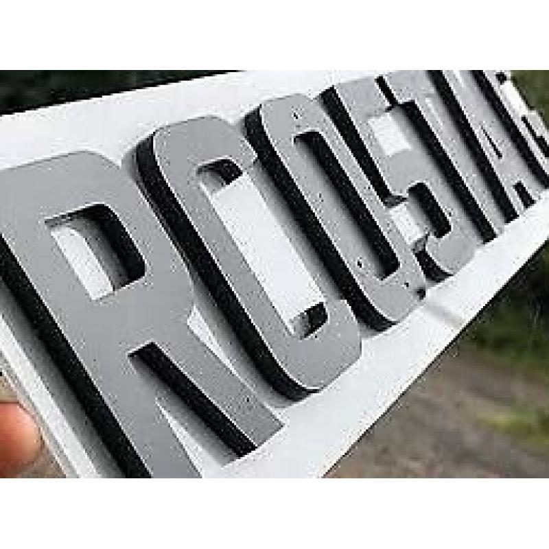 3D GEL AND 4D NUMBER PLATES