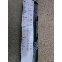 Single boxed windscreen wiper