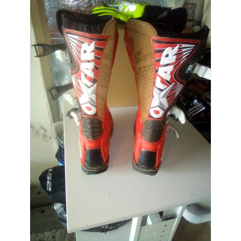 MotoX boots, kids size two pairs