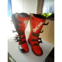 MotoX boots, kids size two pairs