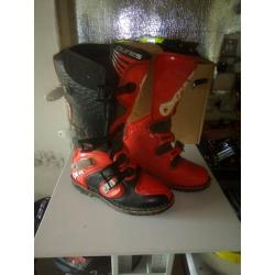 MotoX boots, kids size two pairs