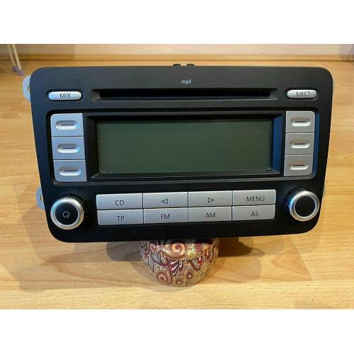 GENUINE VOLKSWAGEN VW ORYGINAL MP3 CAR RADIO CD PLAYER STEREO + CODE INCLUDED