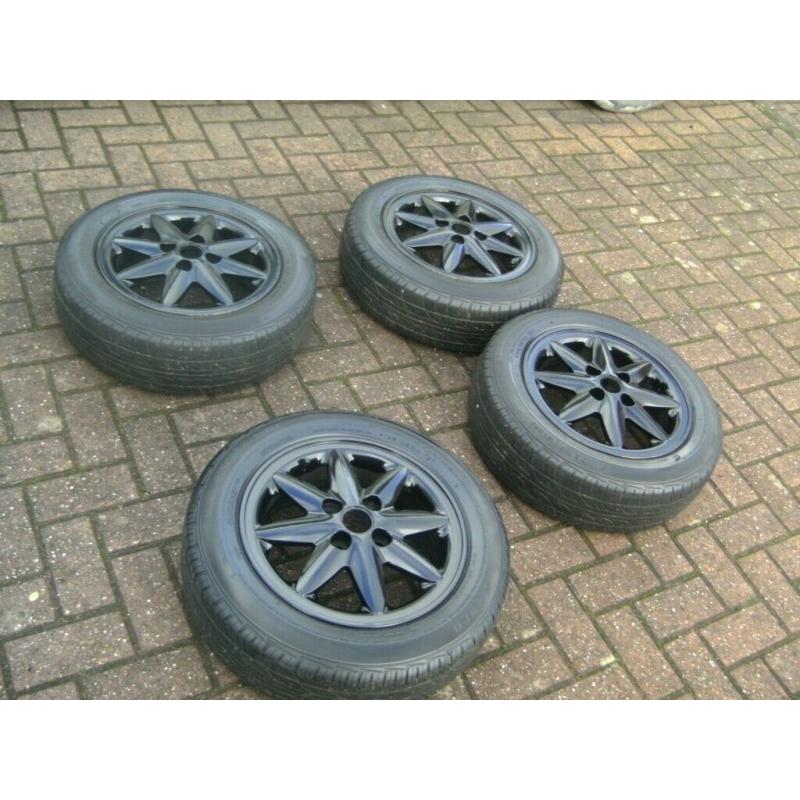 SET 4,GENUINE , RENAULT,4 STUD,4 X 100 PCD,14 INCH,ALLOYS,CENTRES,MATCHING 165/65/14s